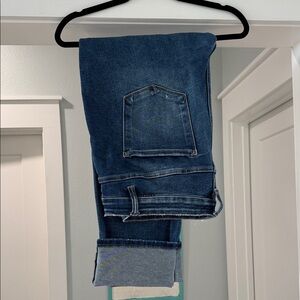 Women's Straight Leg Jeans - Blue